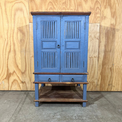 Blue Teak Cabinet