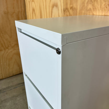 White 4-Drawer Vertical Filing Cabinet