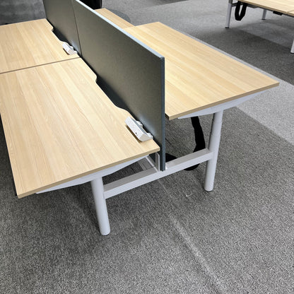 Haworth HAT Elements Electric Sit Stand Double Desk