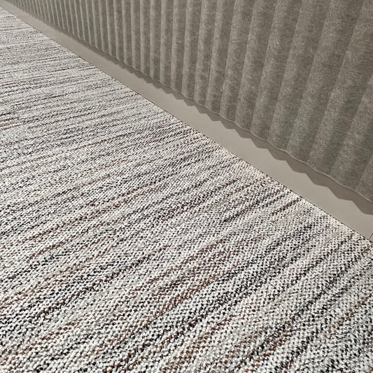 EcoWorx Reclaimed Carpet Panel - Light Grey with Red/Brown streaks - 100sqm
