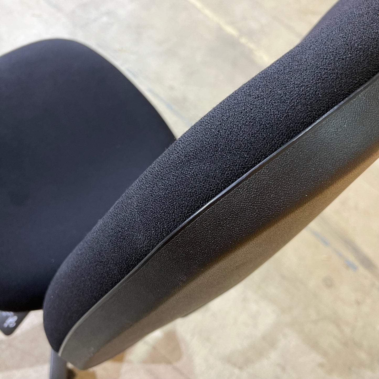 Black fabric task chair