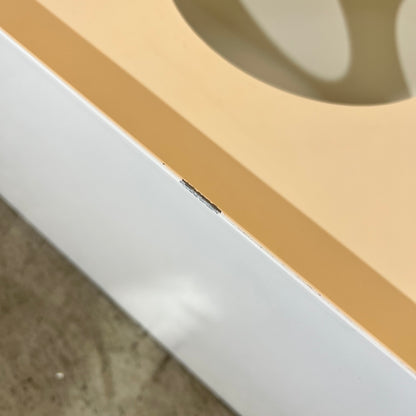 Deluxe White Metal Planter Box