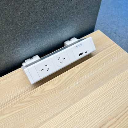 Haworth HAT Elements Electric Sit Stand Double Desk