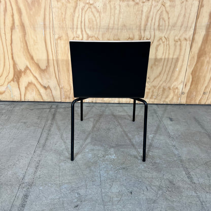 Black Plywood Stacking Chair