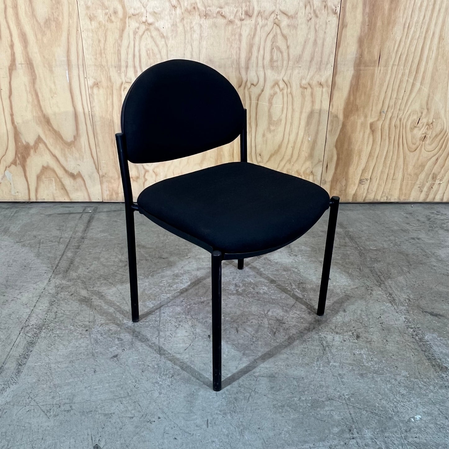 Black Fabric Visitor Chair