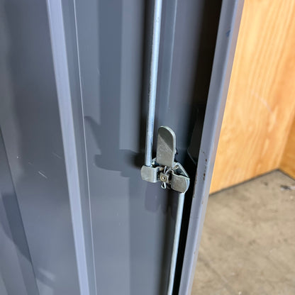 Grey Metal 2 Door Cabinet