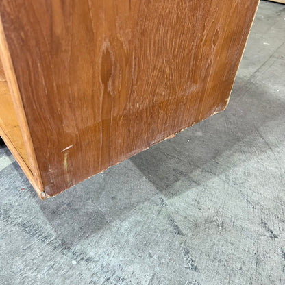 Wide Timber Bookshelf