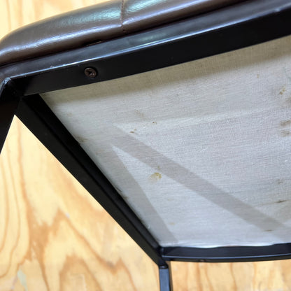 Brown Visitor Chair - Pattern