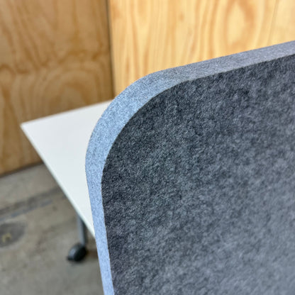 Grey Felt Desk Divider