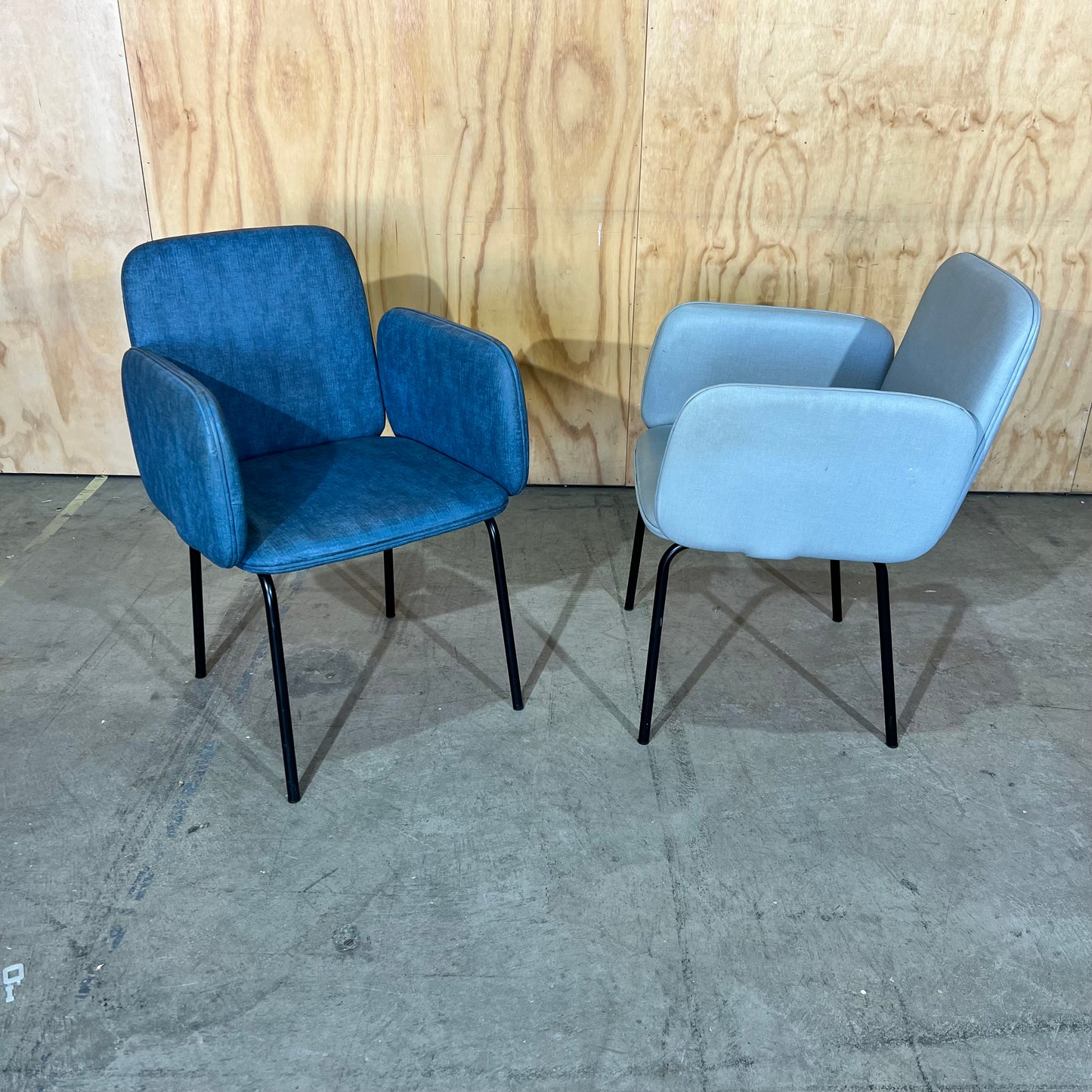 Commercial Modernist Style Vinyl Wrap Chairs