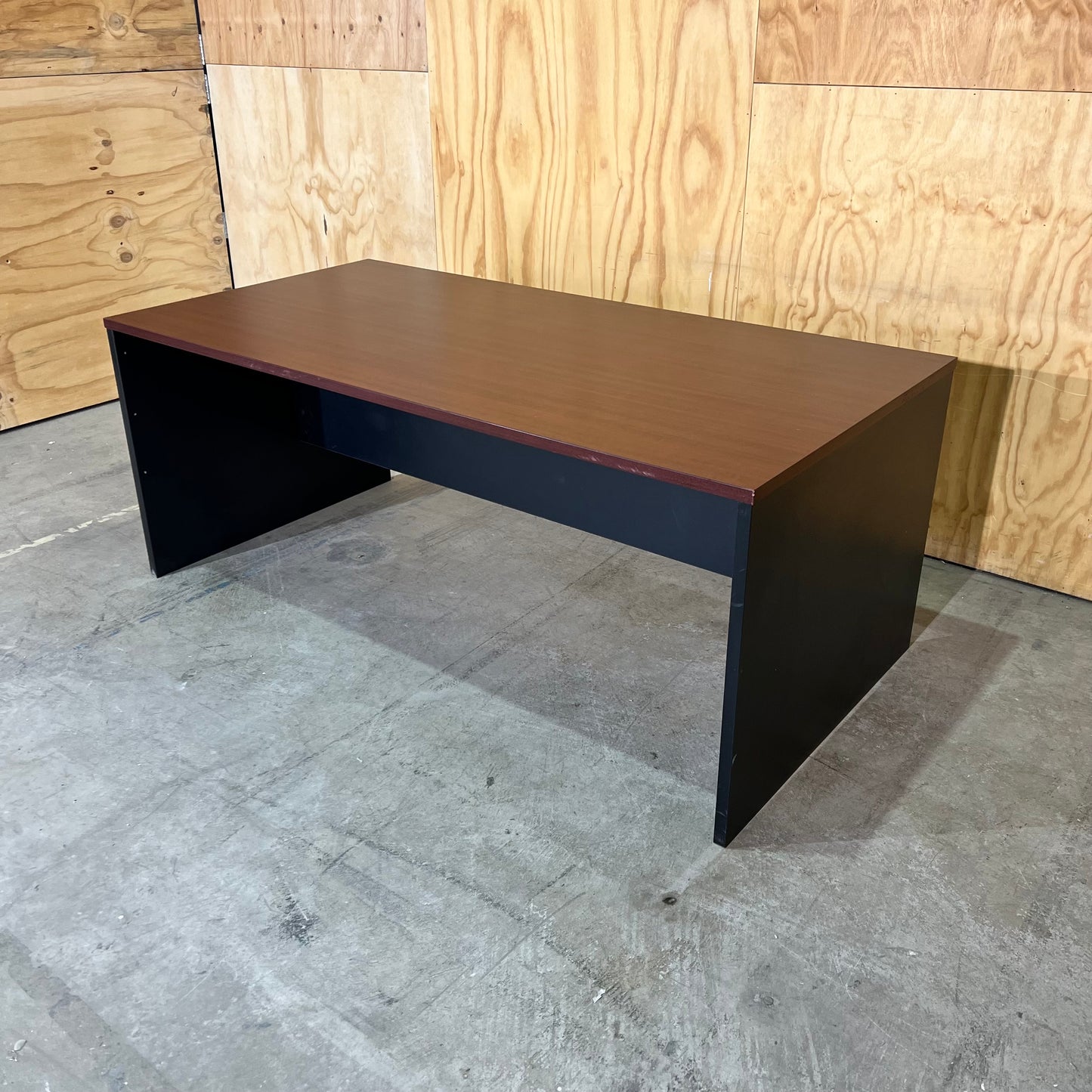 Timber and Slate Laminate Desk - Large