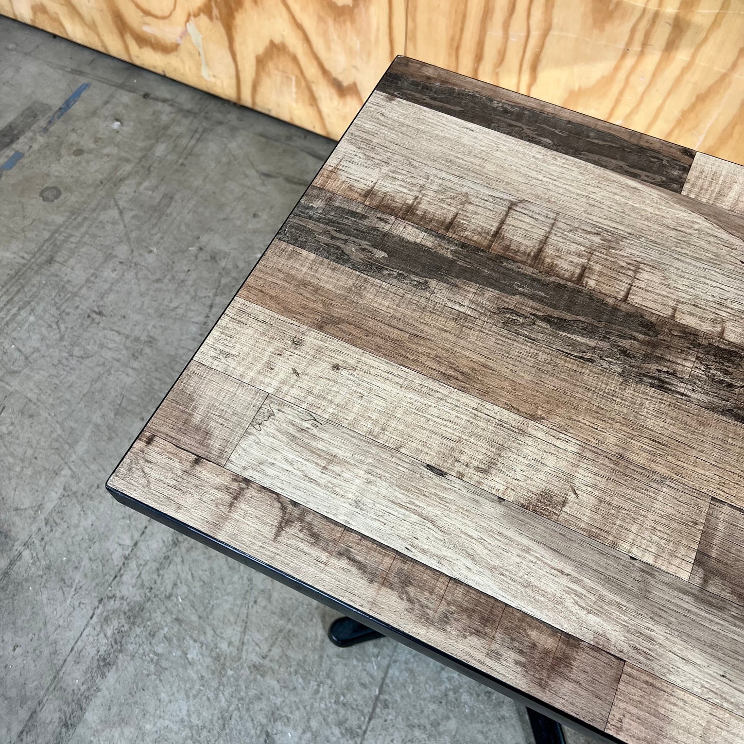 Reclaimed Wood Look Bistro Table