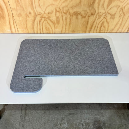 Grey Felt Desk Divider