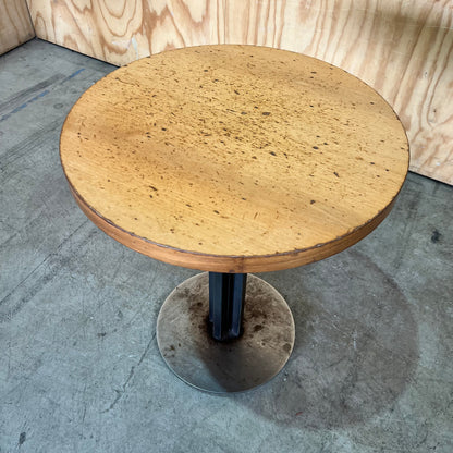Industrial Round Ash Timber Table