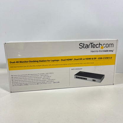 StarTech Dual 4K Dock - Mac and Windows - USB-A & USB-C - DP & HDMI (NEW)