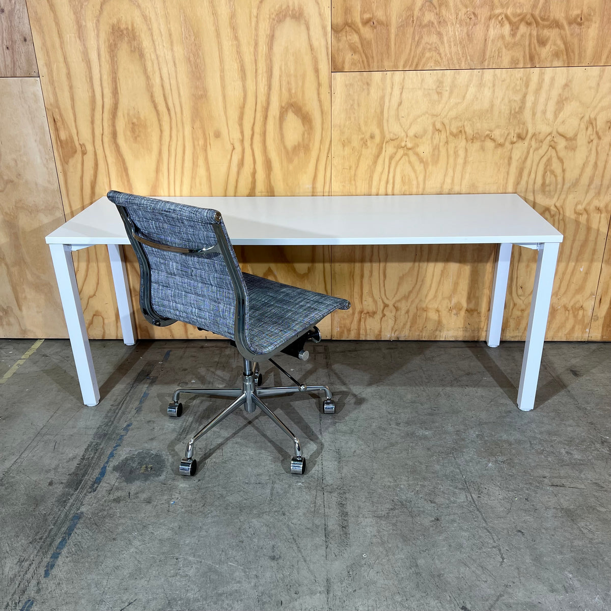 Long Thin White Desk/Table