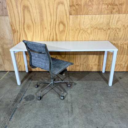 Long Thin White Desk/Table
