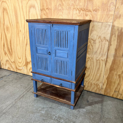 Blue Teak Cabinet