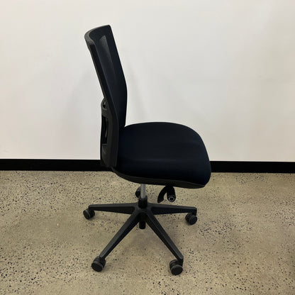 Chair Solutions Team Air: Executive Black Mesh-back Office Chair