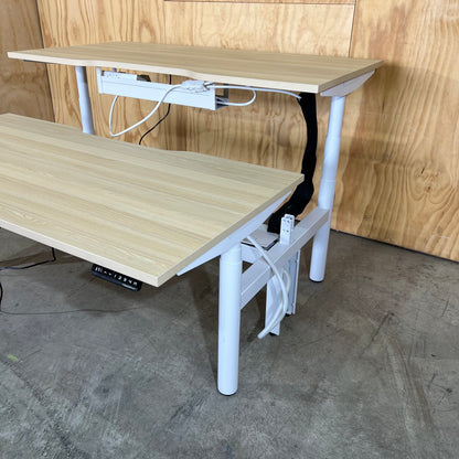 Haworth HAT Elements Electric Sit Stand Double Desk