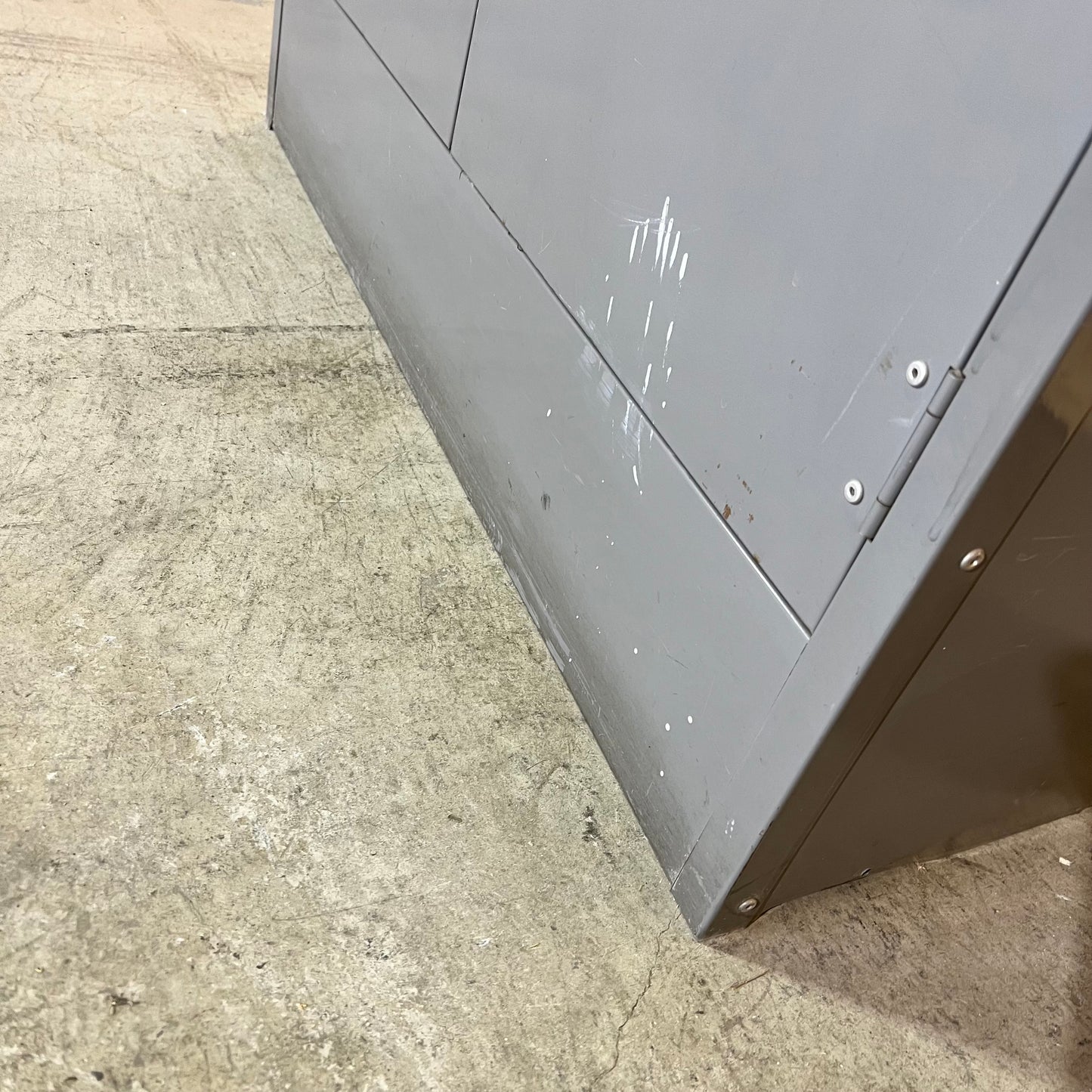 Grey Metal 2 Door Cabinet