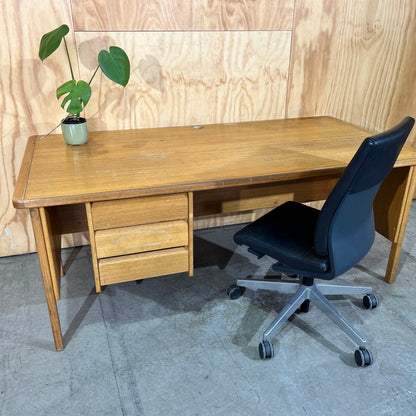 Mid-Century Teak Executive Desk