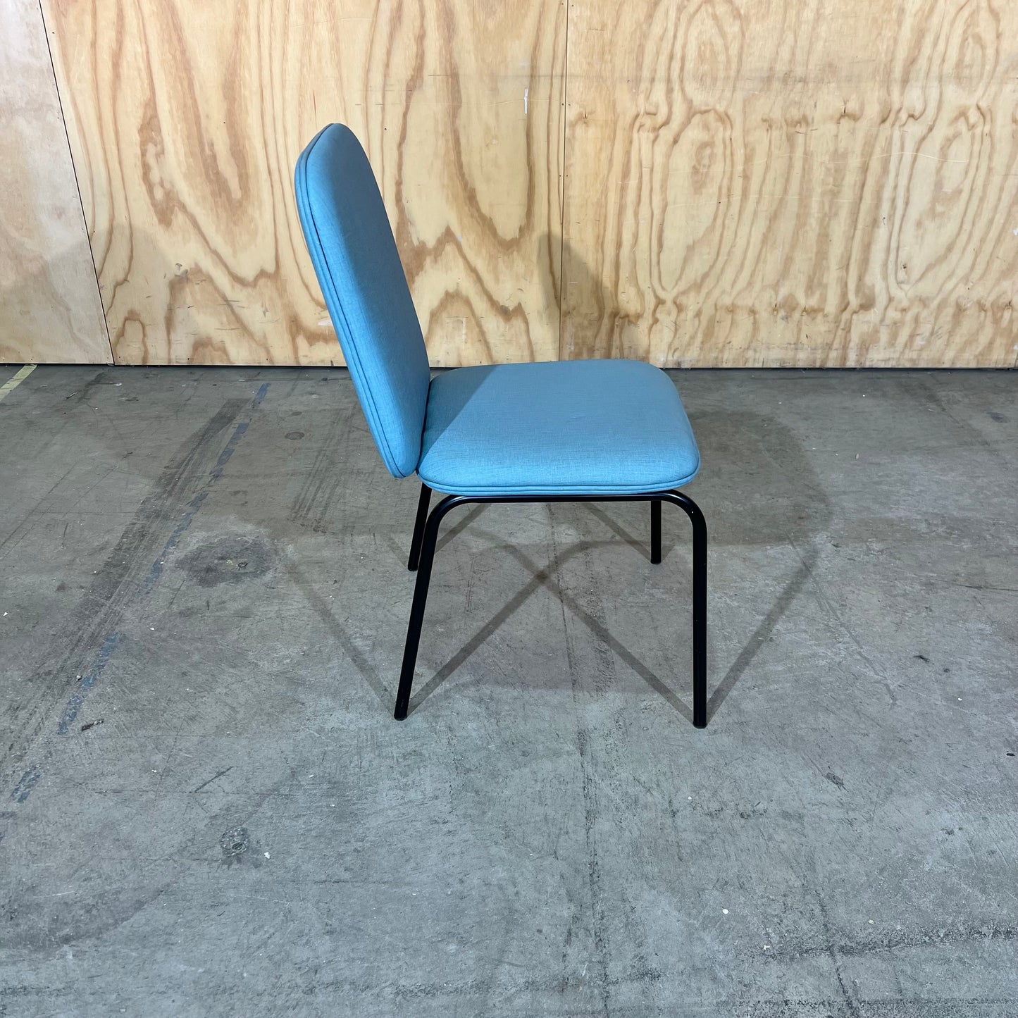 Blue Vinyl Wrap Chairs