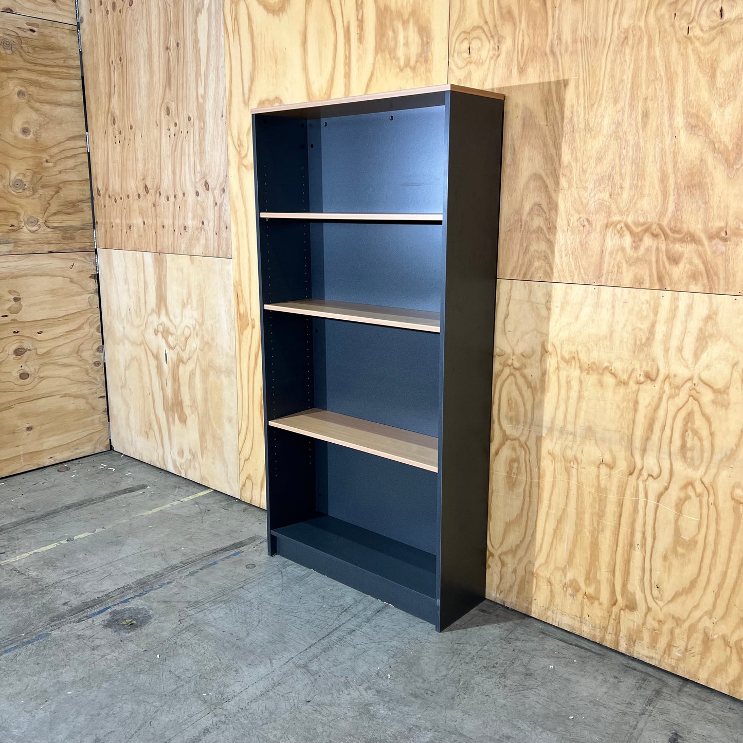 Ash & Slate Veneer Bookshelf