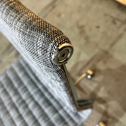 Grey Upholstery and Chrome Task Chair
