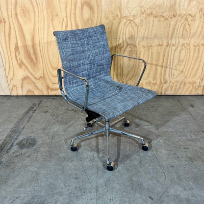Grey Upholstery and Chrome Task Chair