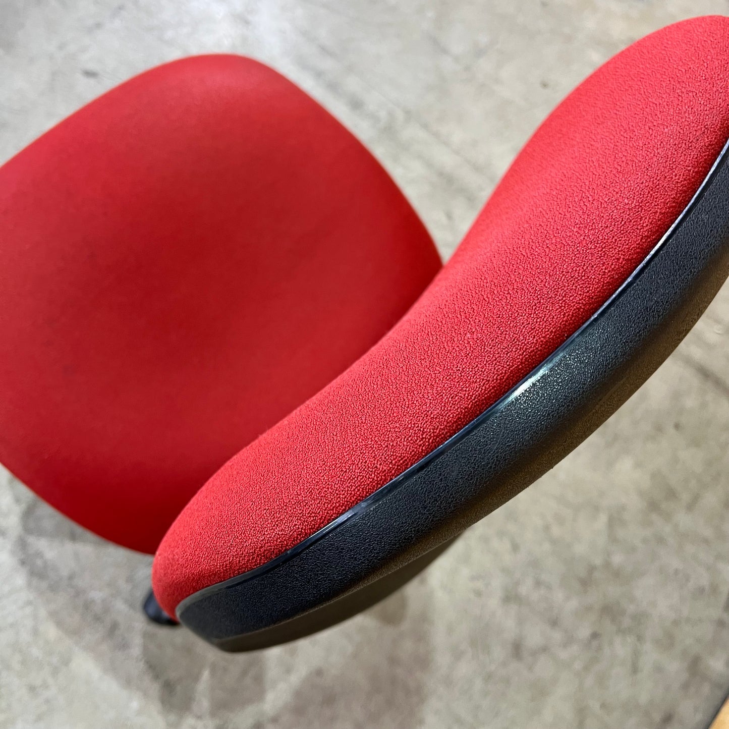 Red Upholstered Task Chair