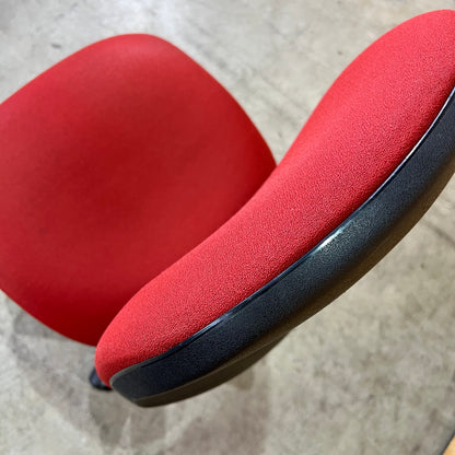 Red Upholstered Task Chair