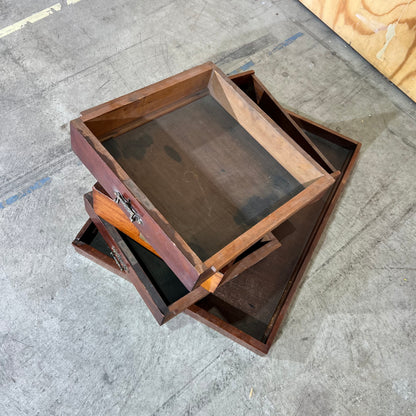 Collection of Vintage Campaign & Cabinet Drawers