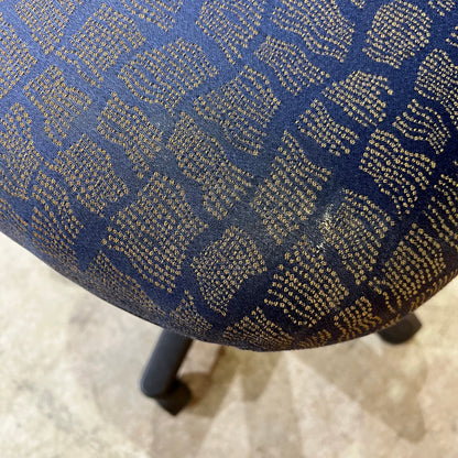 Blue Patterned Task Chair