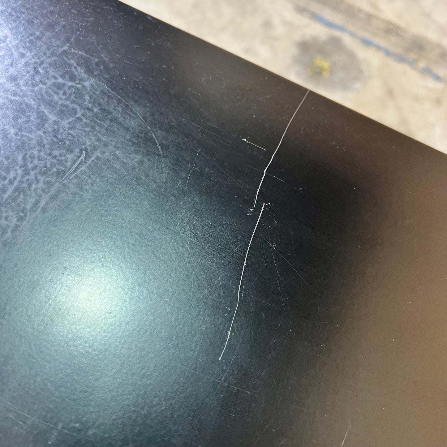 Slim Black Metal 3 Draw Pedestal