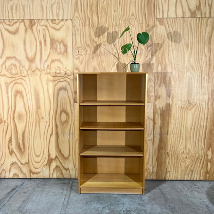Mid-Century Aesthetic Pine Bookshelf