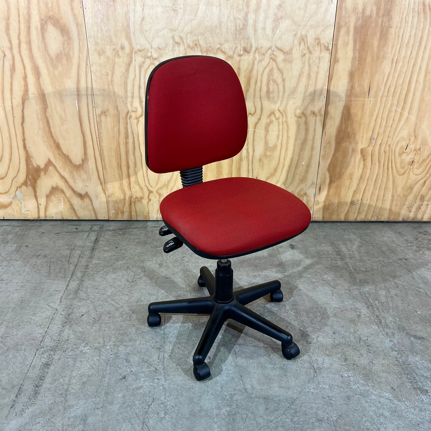 Red Upholstered Task Chair