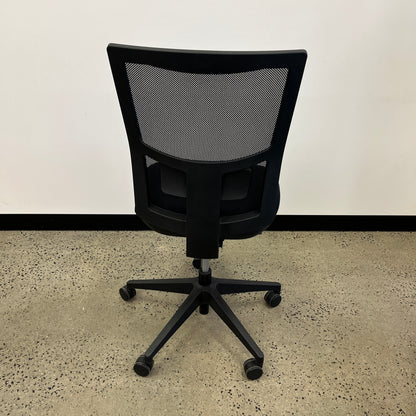 Chair Solutions Team Air: Executive Black Mesh-back Office Chair