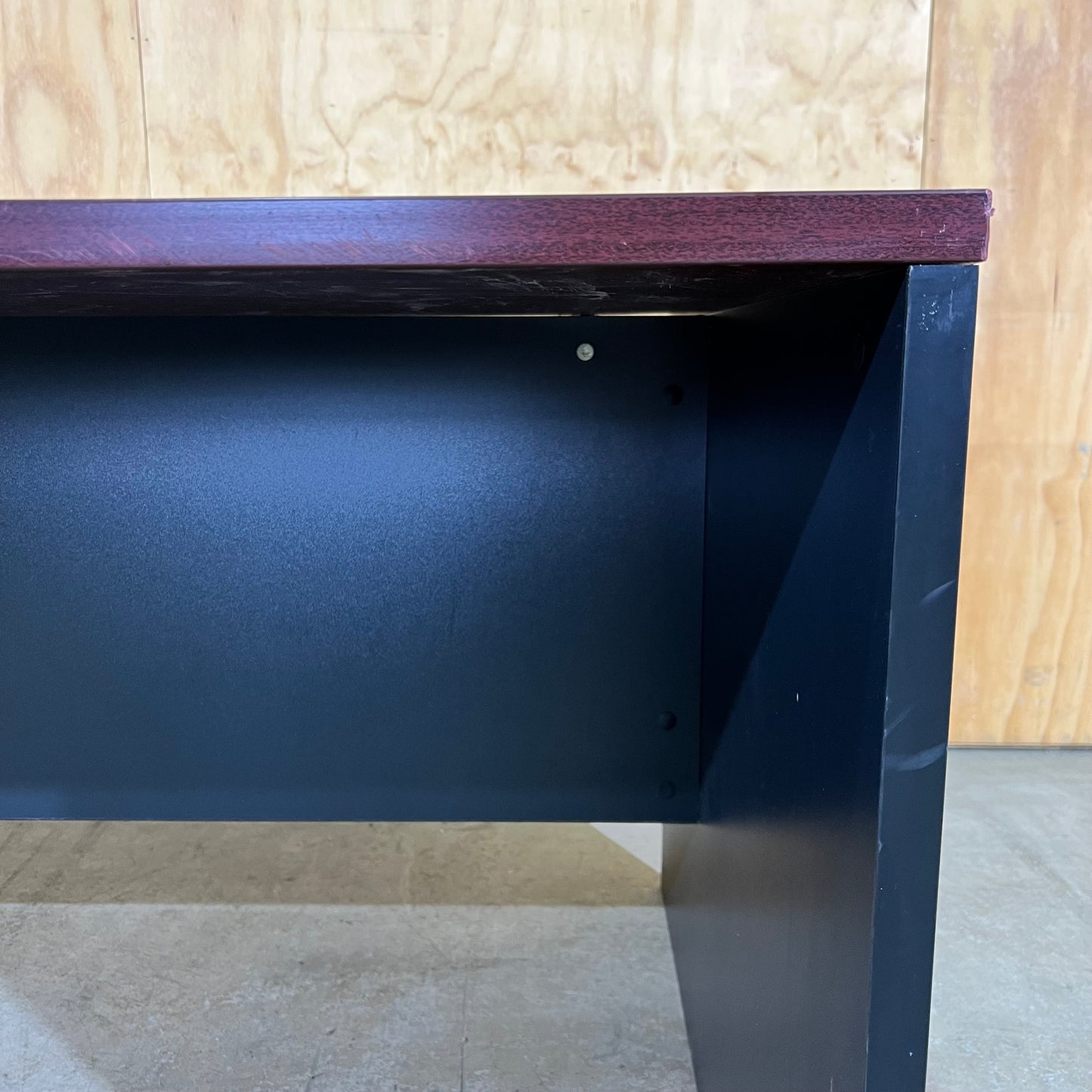 Timber and Slate Laminate Desk - Large