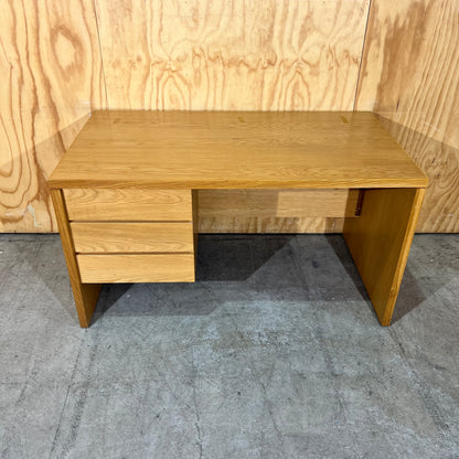 Small Mid Century Timber Desk with Drawers
