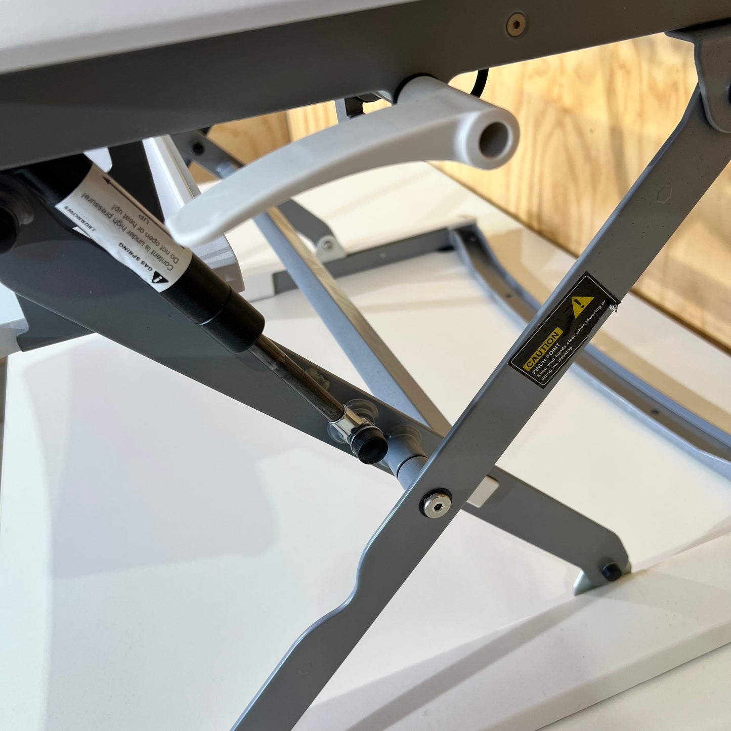 White Desk Riser