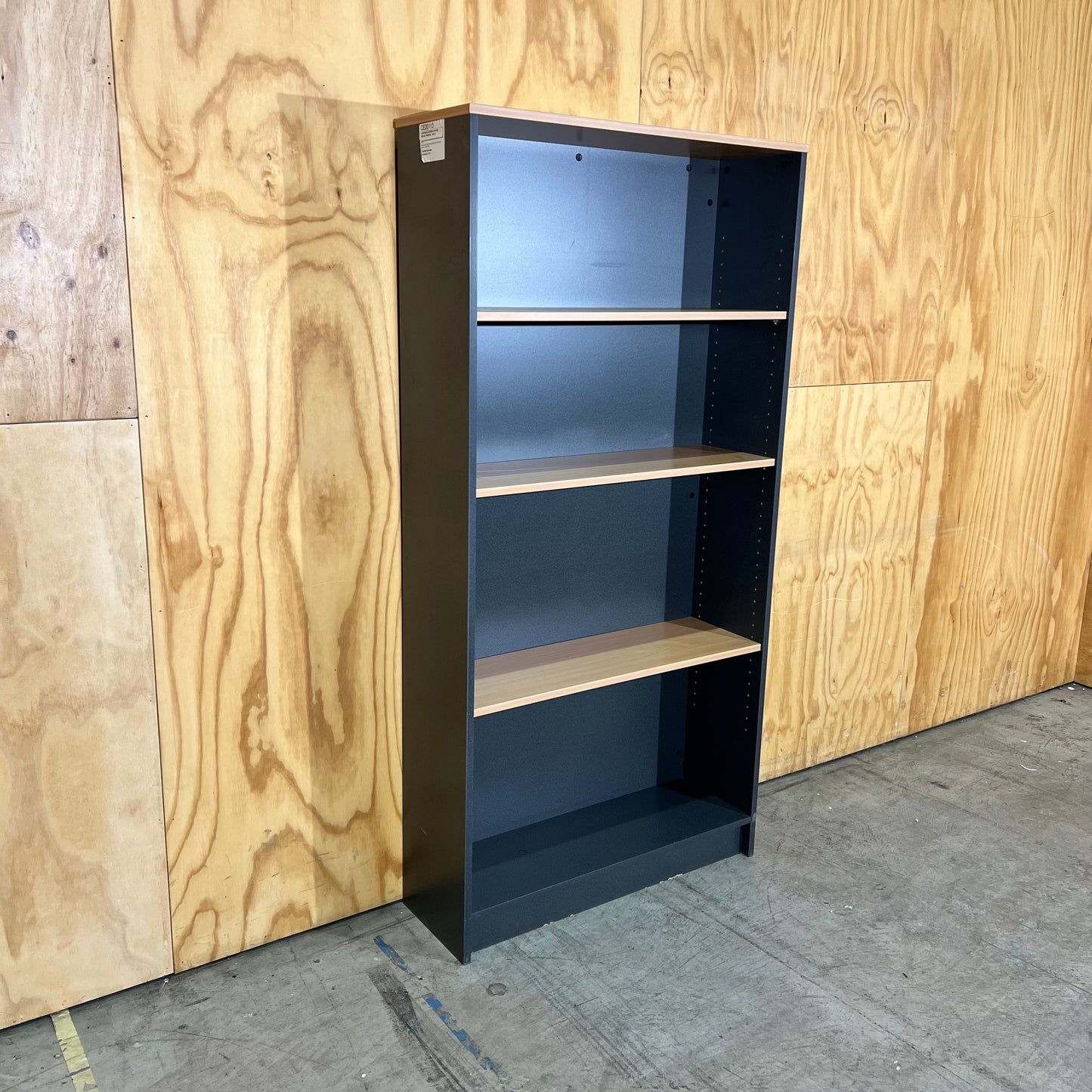 Ash & Slate Veneer Bookshelf