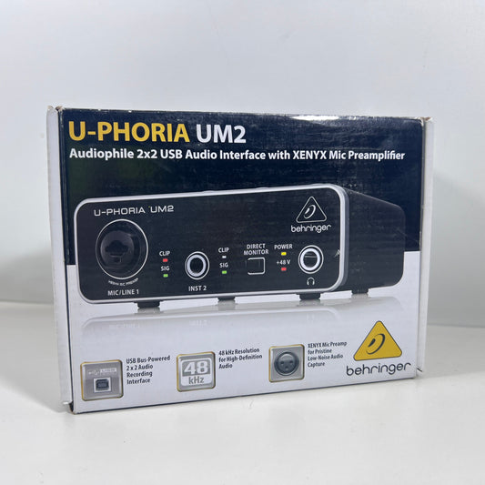 Behringer U-Phoria UM2 USB Audio Interface