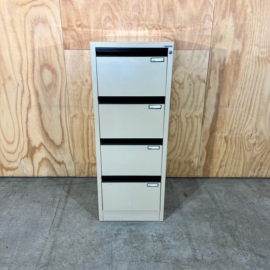 Precision Beige 4-Drawer Filing Cabinet