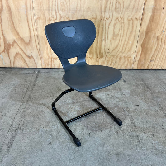 Charcoal Cantilever Student Chair