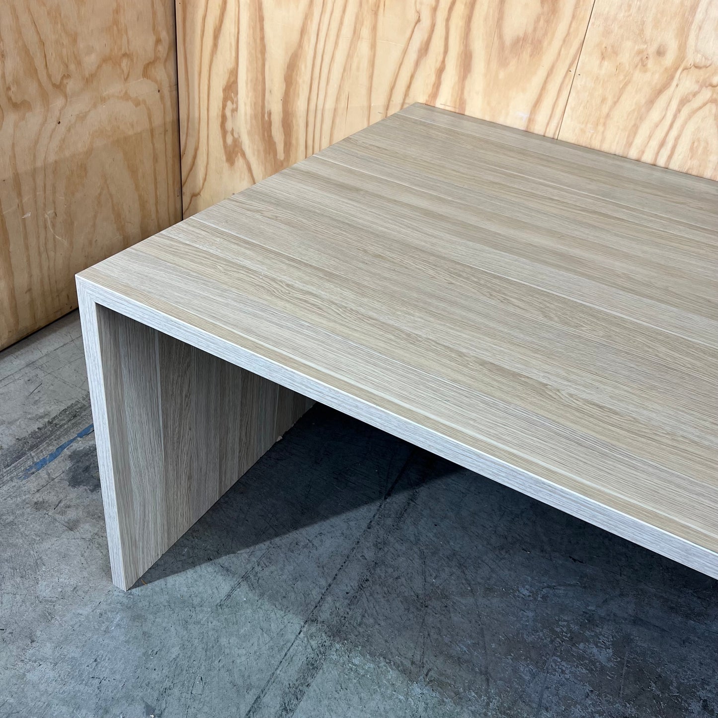 Large Ash Veneer Desk