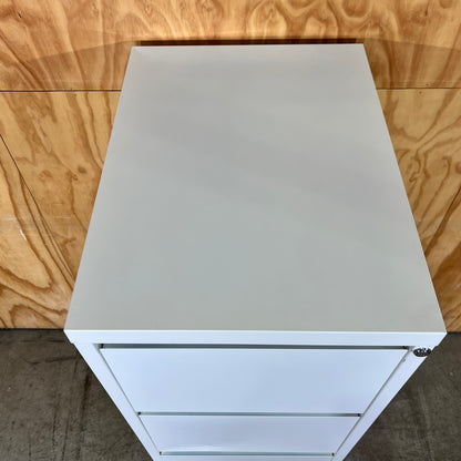 White 4-Drawer Vertical Filing Cabinet
