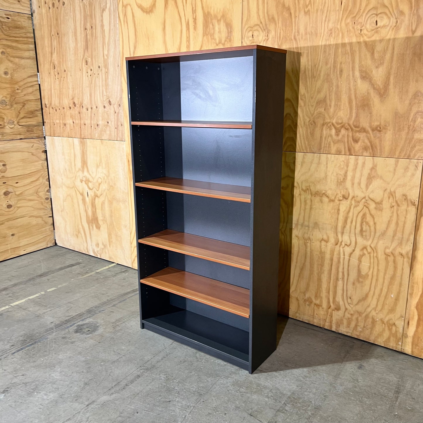 Timber and Slate Laminate Bookshelf
