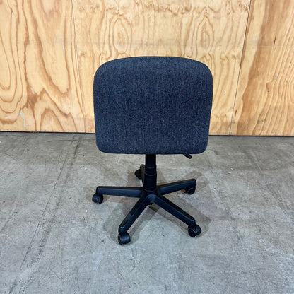 Commerical Grey Upholstered Task Chair without Arms