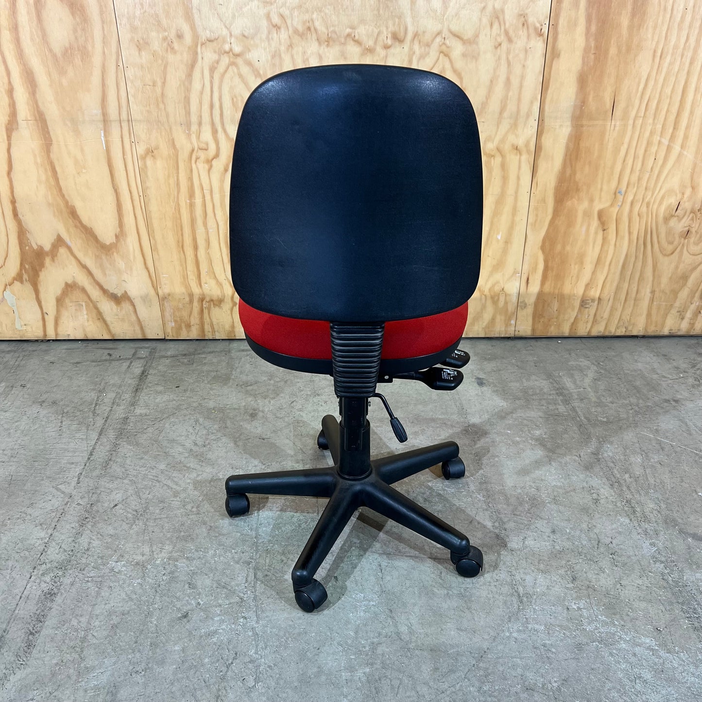 Red Upholstered Task Chair